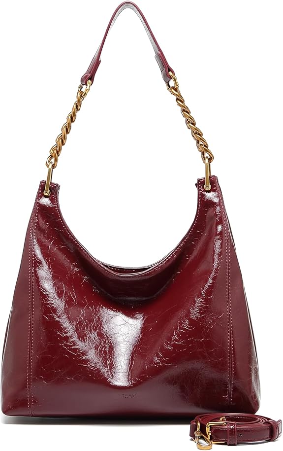Ladies' messenger bag - adjustable strap made of vegan leather.