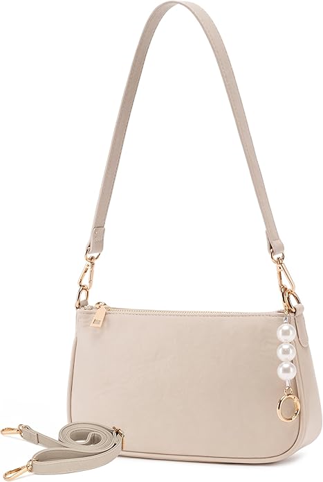 Women's handbag, 3 detachable straps, elegant Y2K design, perfect size, waterproof and durable, widely used.