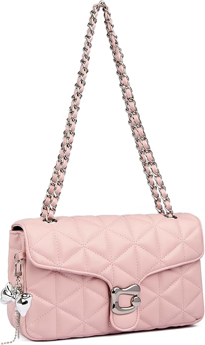 Women's Quilted Handbag - Large Capacity, Multiple compartments, Value for Money, Adjustable Shoulder Straps.