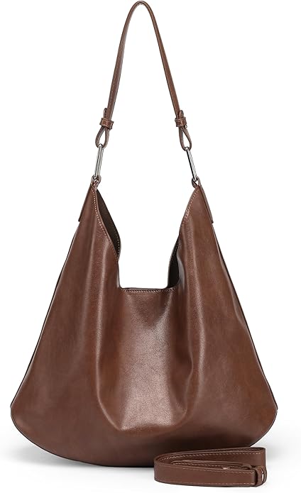 Ladies' PU leather large-capacity crossbody bag with a simple and elegant design.