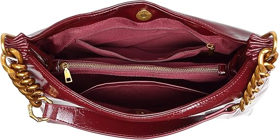 Ladies' messenger bag - adjustable strap made of vegan leather.