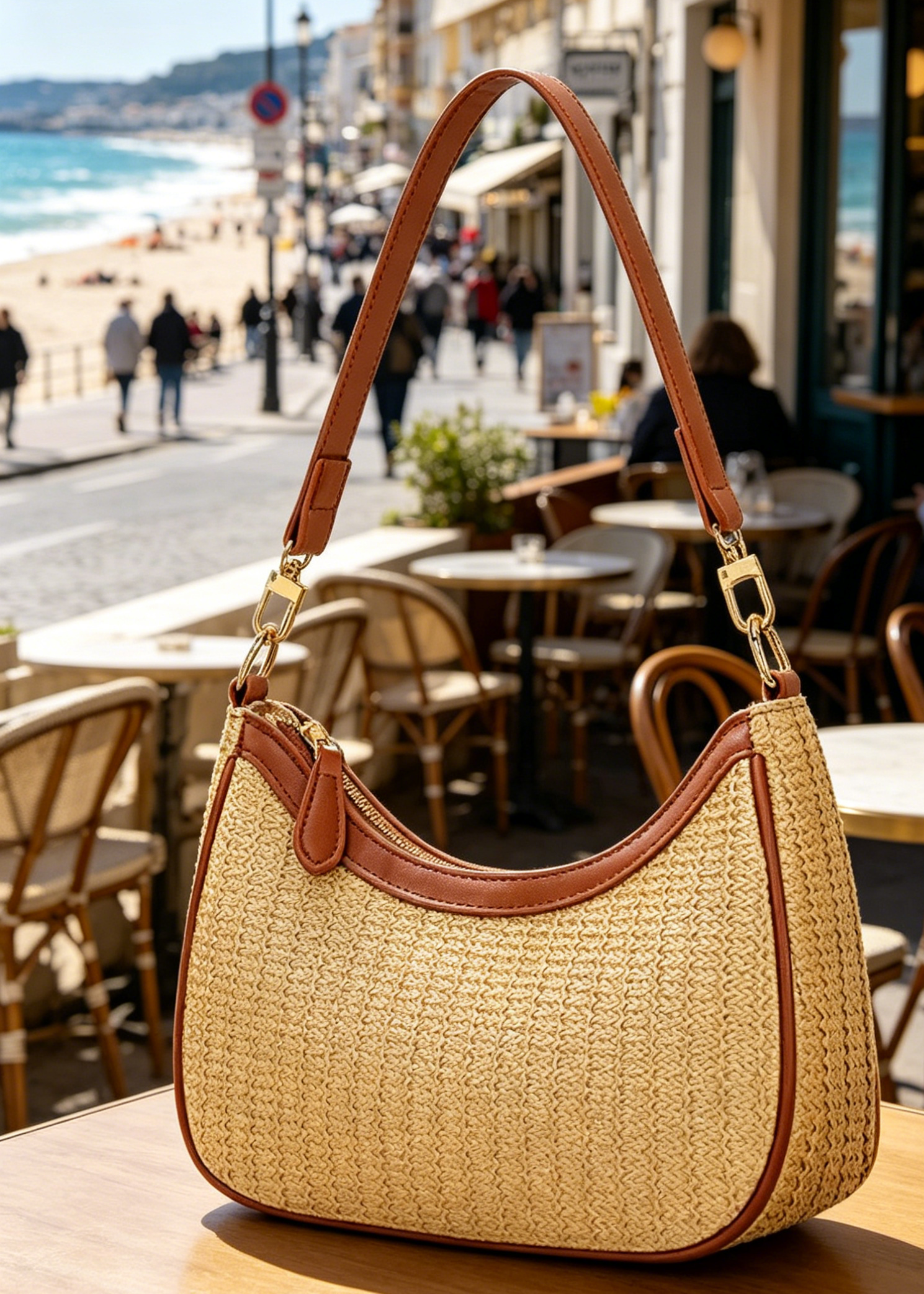 Women's handbag, suitable for professionals who often squeeze on the subway and travel outside.